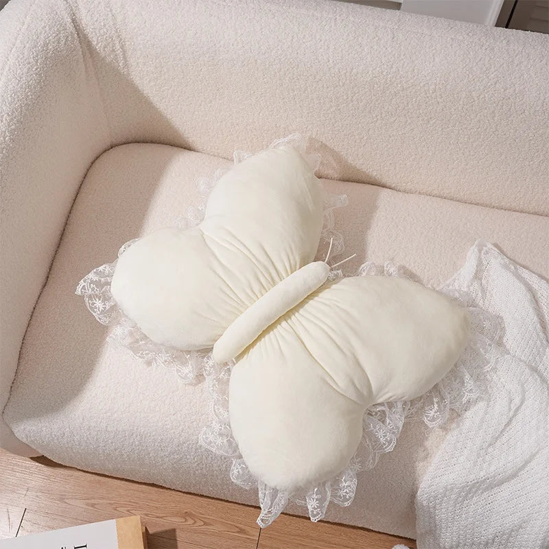Pink Bow Ribbon Cushion
