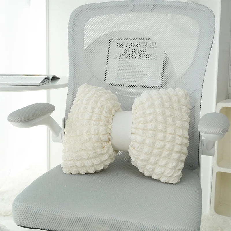 Pink Bow Ribbon Cushion