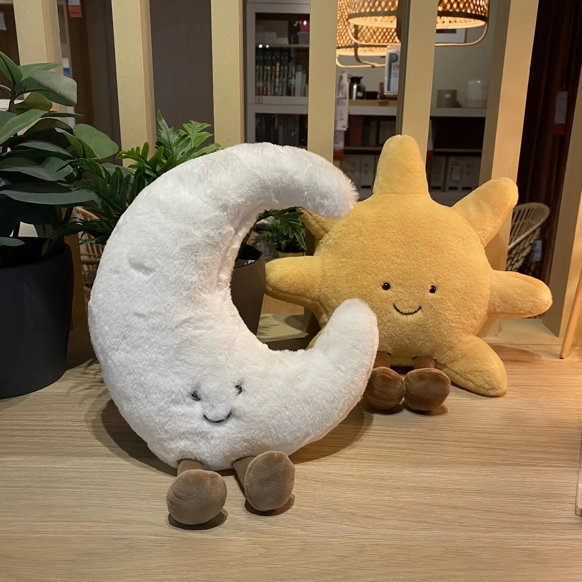 Sun Moon Smile Plush Toy