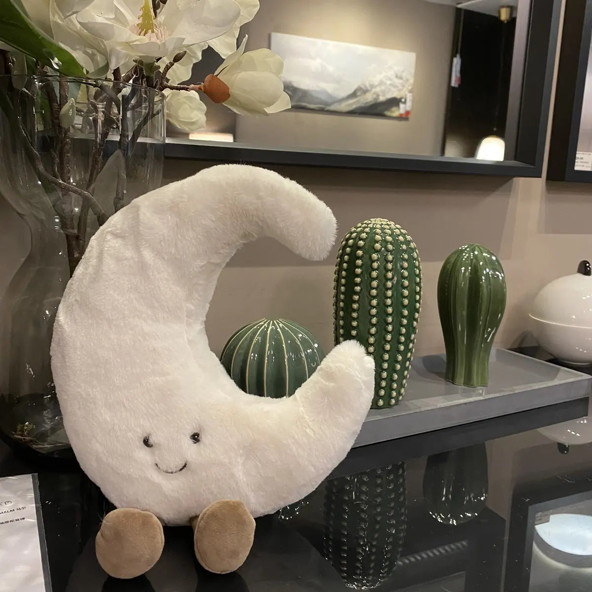 Sun Moon Smile Plush Toy