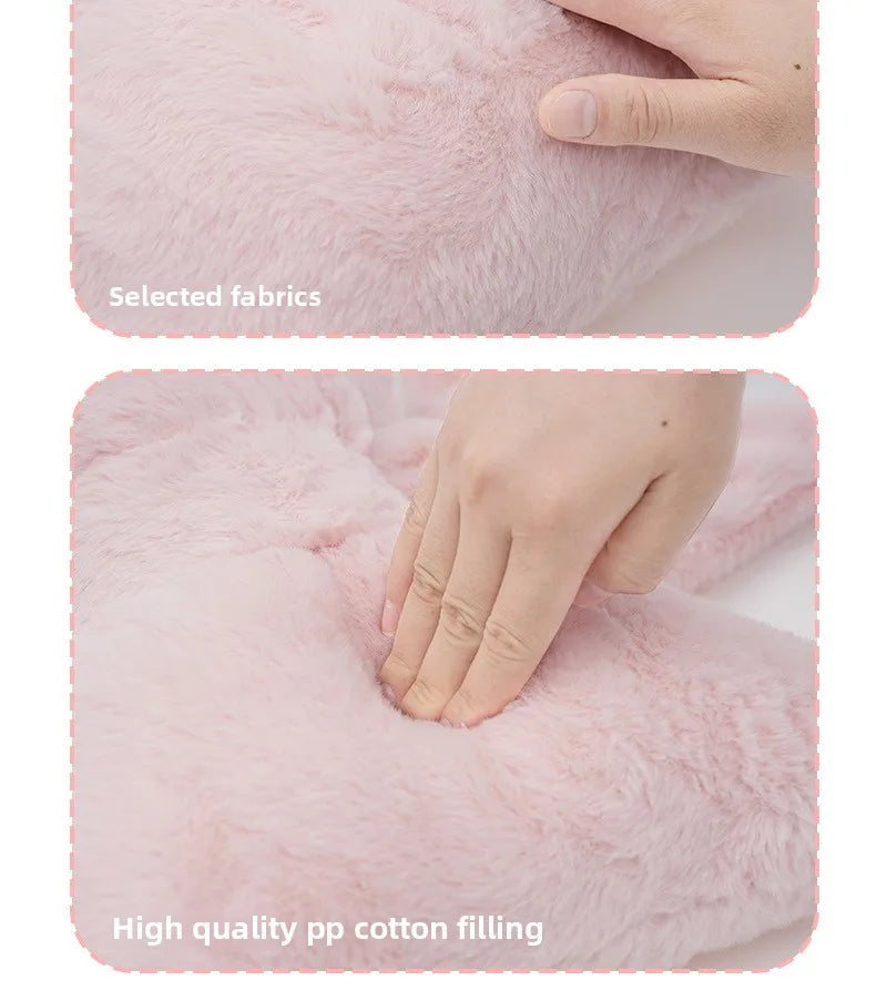 Pink Bow Ribbon Cushion