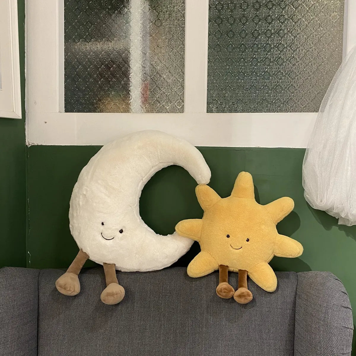 Sun Moon Smile Plush Toy