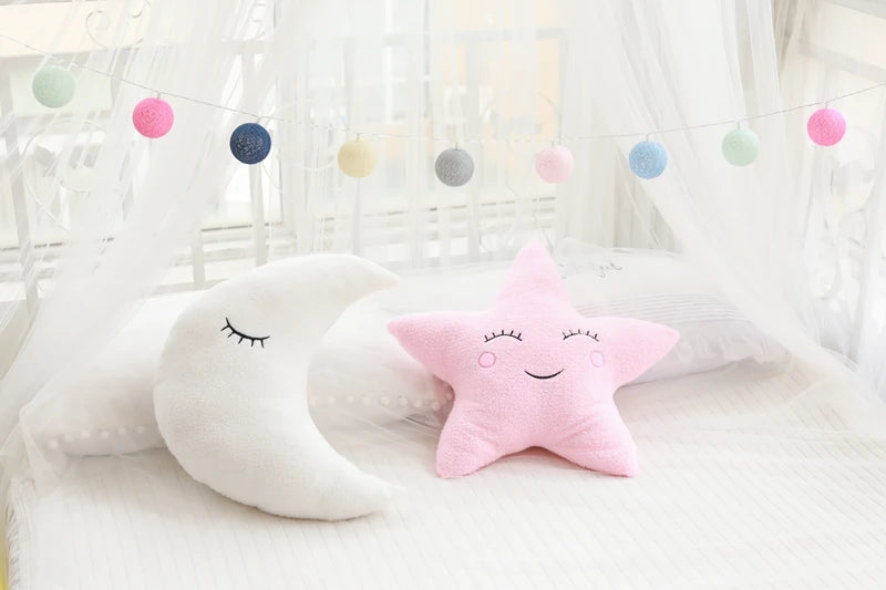 Cloud Moon Star Plush Pillow