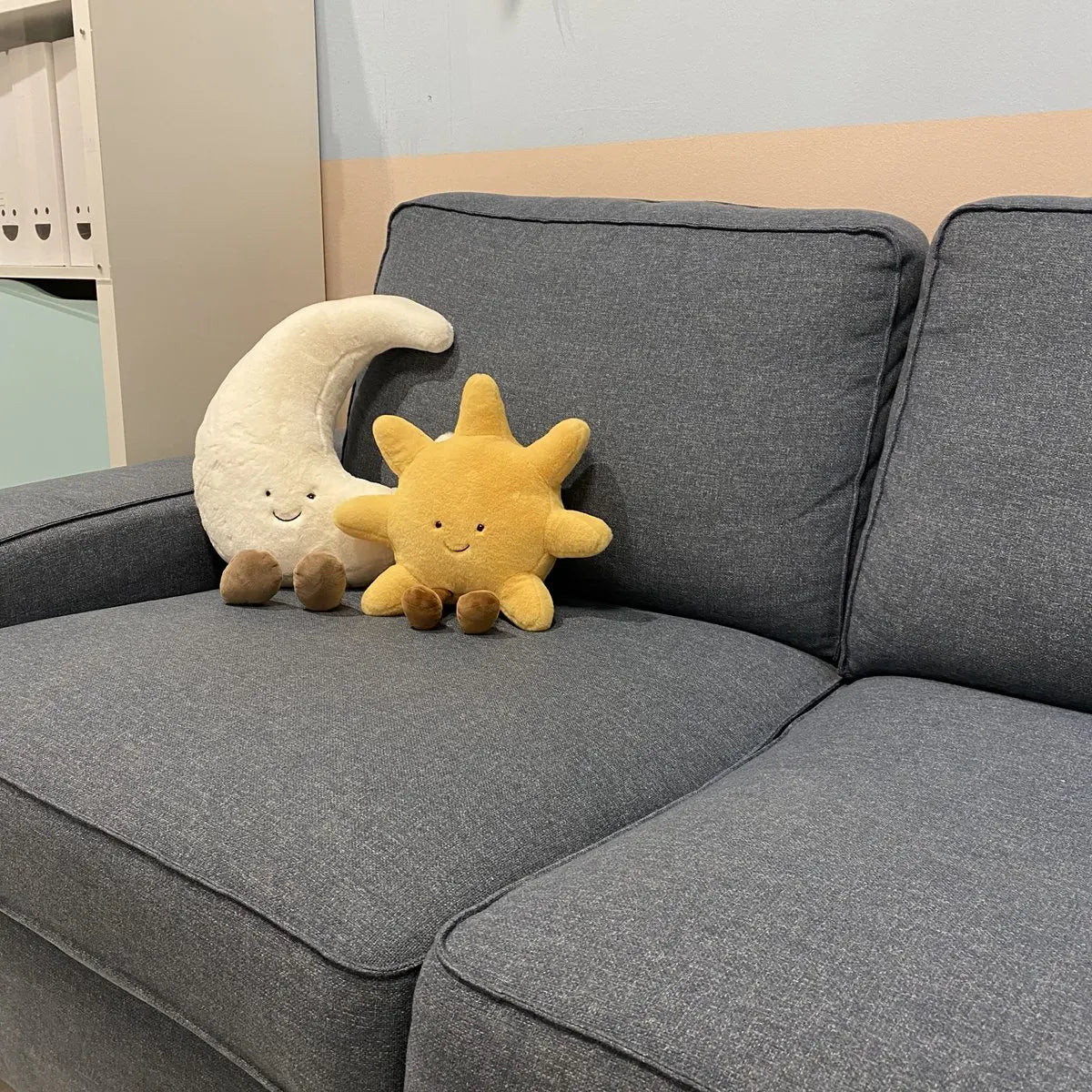 Sun Moon Smile Plush Toy