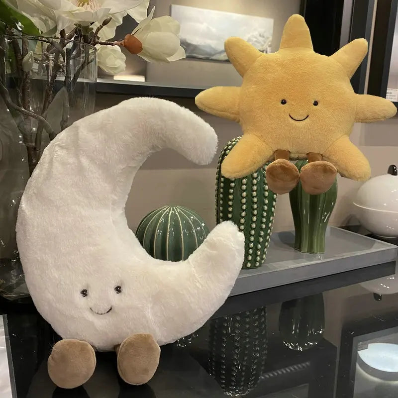 Sun Moon Smile Plush Toy