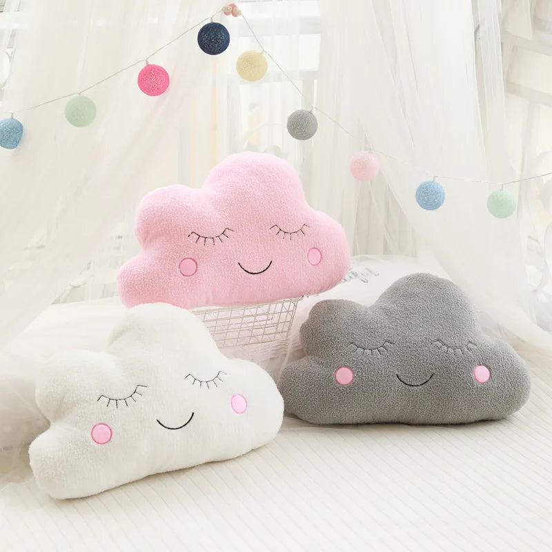 Cloud Moon Star Plush Pillow