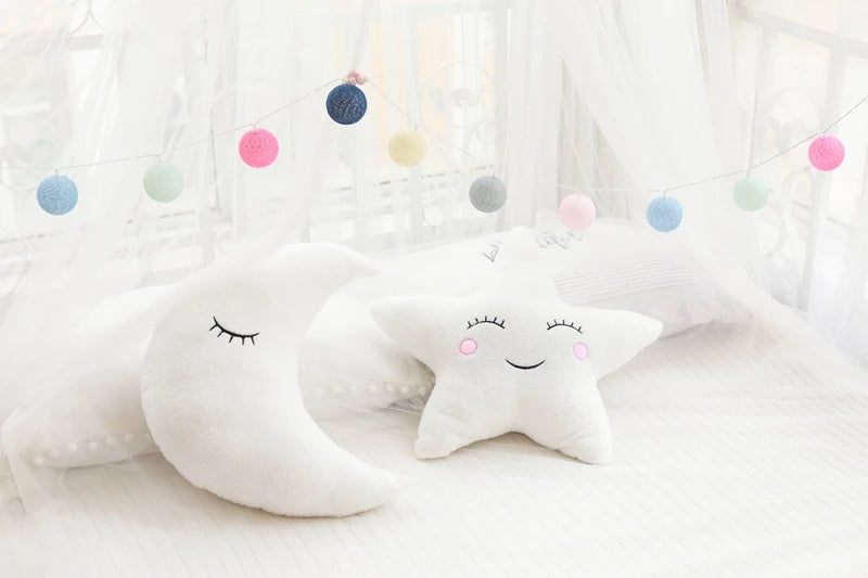 Cloud Moon Star Plush Pillow