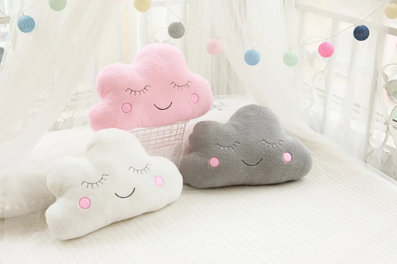 Cloud Moon Star Plush Pillow