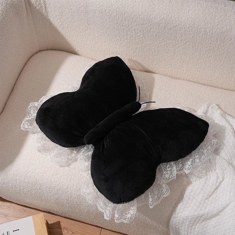 Pink Bow Ribbon Cushion