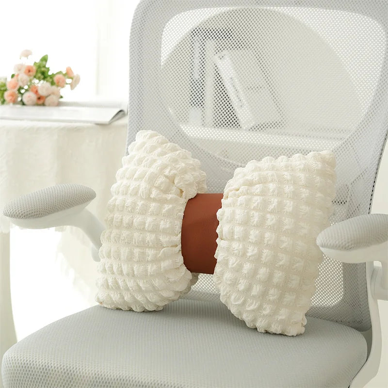 Pink Bow Ribbon Cushion