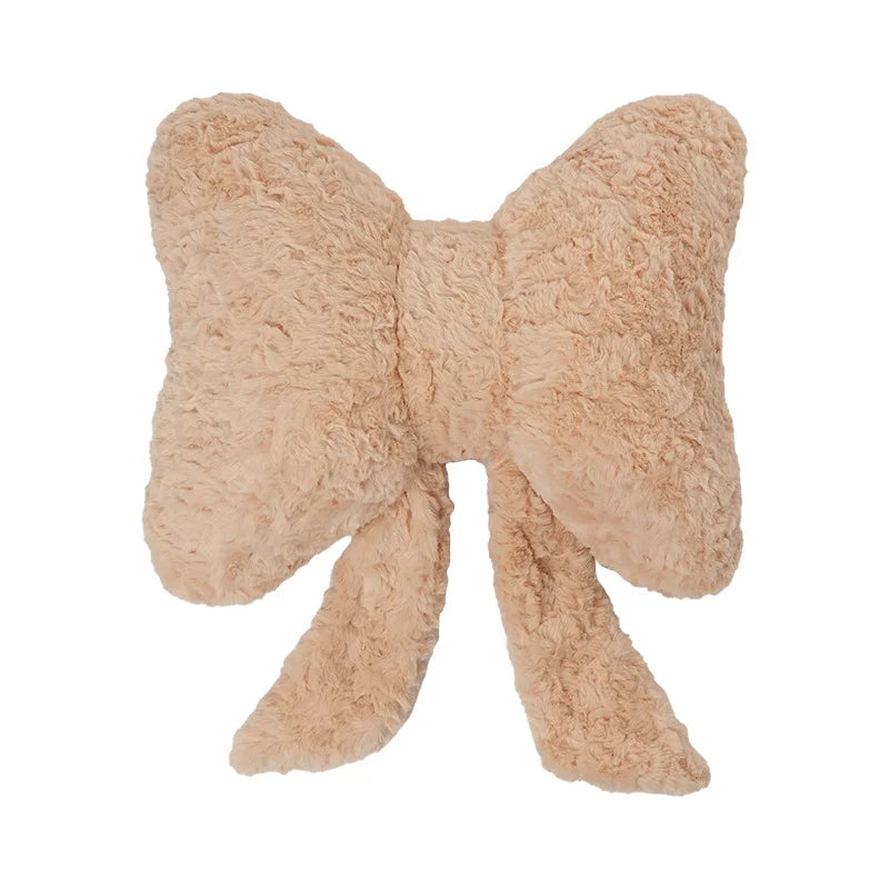 Pink Bow Ribbon Cushion