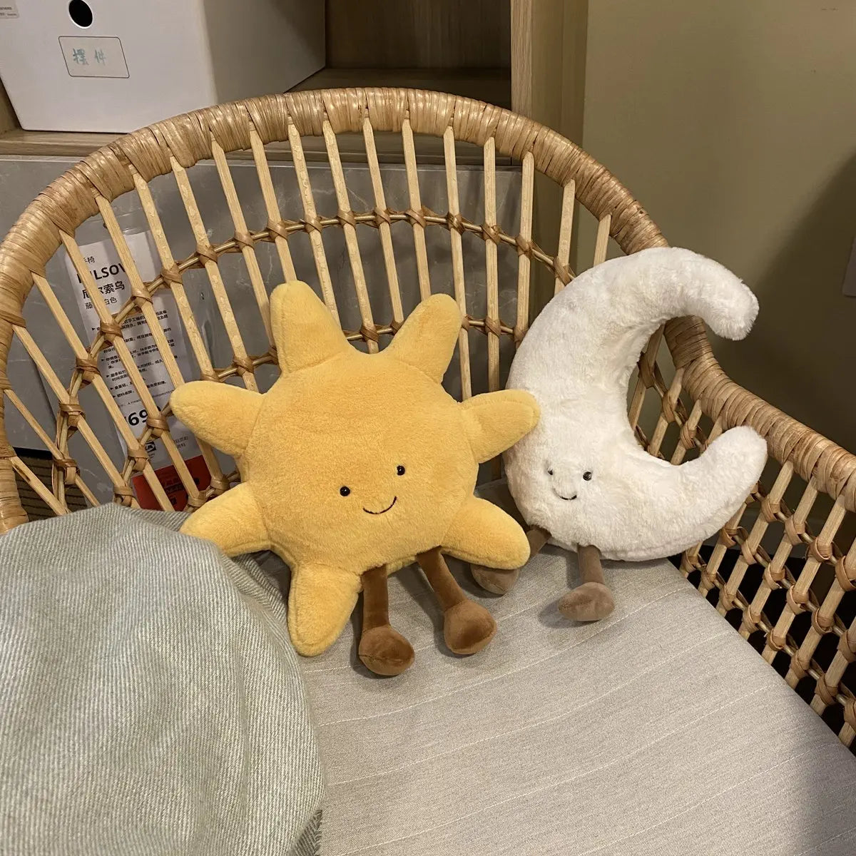 Sun Moon Smile Plush Toy